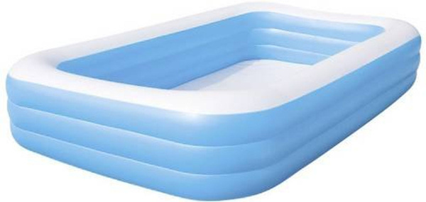 Bestway Aufstellpool Familienpool aus Kunststoff in Blau B/T/H: 305 x 183 x 56 cm