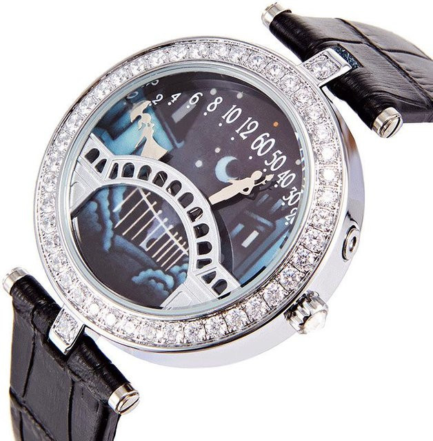 Lily there B Armbanduhr, Quarz, Edelstahl, Diamant, Schwarz, Damen - Bild 1