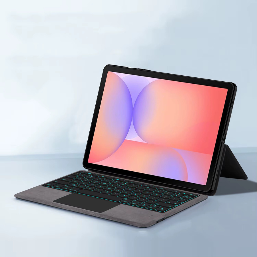 AJIUYU Tastaturabdeckung für Samsung Galaxy Tab S9 11 Zoll und Tab S10 Lite 10,9 Zoll mit Touchpad und Hintergrundbeleuchtung, Farbe: Schwarz - Bild 4