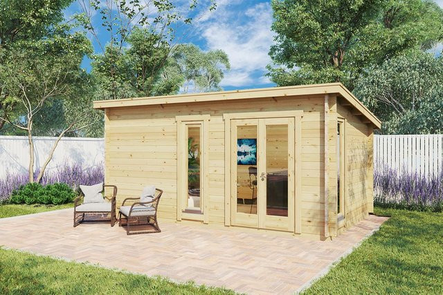 Gartenzimmer Ryan 1 aus Holz mit 15 m² Grundfläche B: 5 m, T: 3 m - Bild 1