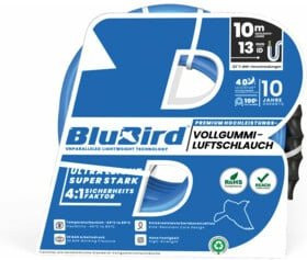 Riegler Werkstattschlauch-Set BluBird in Blau mit Sicherheitskupplung, Durchmesser: 20 mm, Länge: 10 m - Bild 1