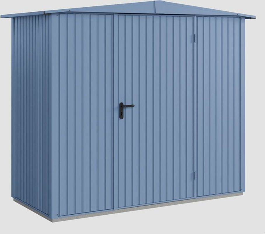 Ecostar Gerätehaus Trend-S aus Metall in Blau mit B/H/T: 238 x 216 x 107,8 cm - Bild 2