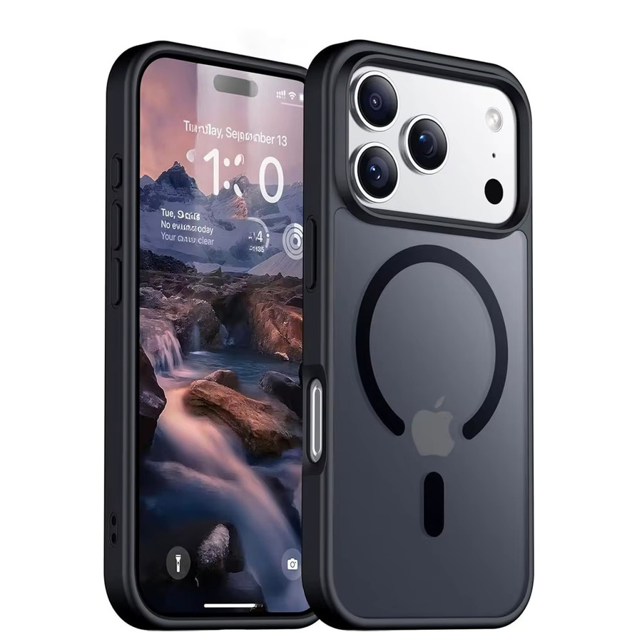 Matte MagSafe Schutzhülle von NYFundas für iPhone 17 Pro Max, 16 Plus, 15 Pro, 14, 13, 12 und 11 in Schwarz oder Orange - Bild 5