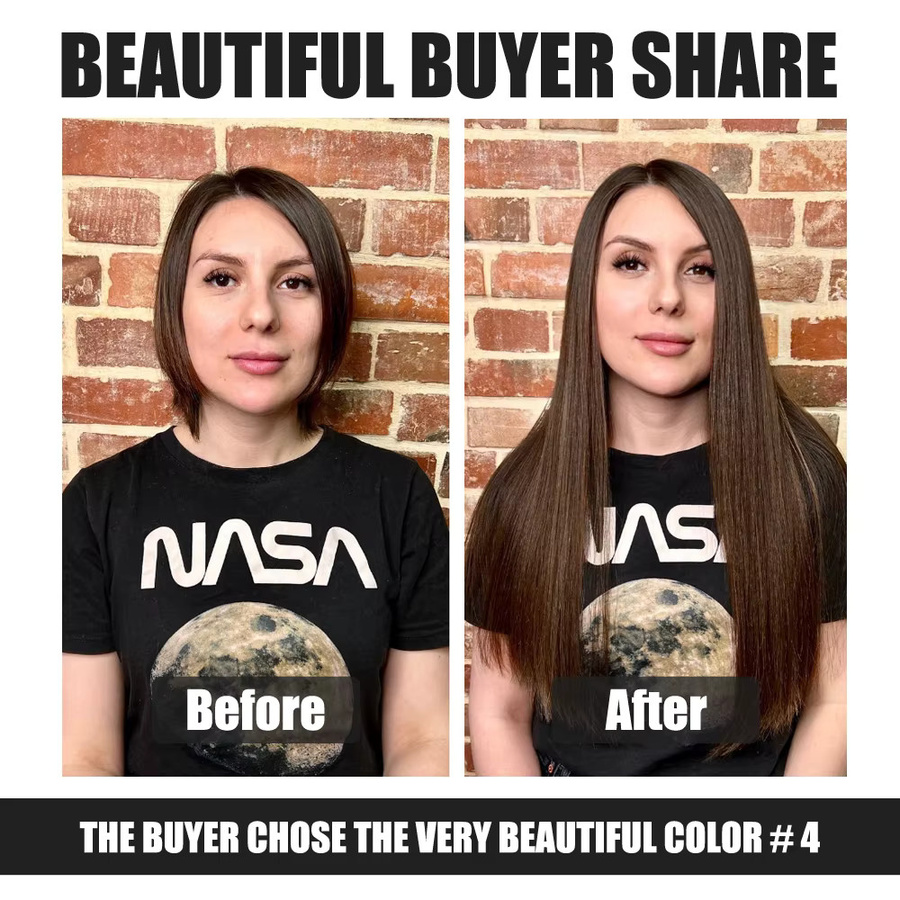 Hero Remy Hair Echthaar Bündel zum Einnähen, Brasilianisch Naturschwarz, Damen - Bild 1