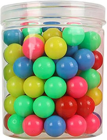 HOMEVIO Zählbälle, 100 Stück, pädagogisches Zählspielzeug, mit Aufbewahrungsröhre - Bild 1