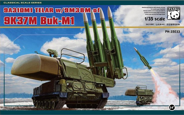 Panda Hobby 9A310M1 Telar w/9M38M of 9K37M BUK-M1, Grün, ab 14 Jahre - Bild 1