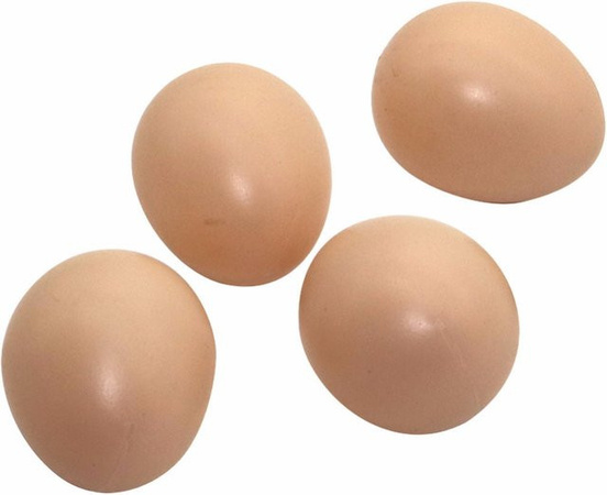 20 Stück realistische künstliche Eier von Adhere To Fly für DIY Ostern Dekoration und Nestmalerei, B: 5,2 cm, H: 4,3 cm