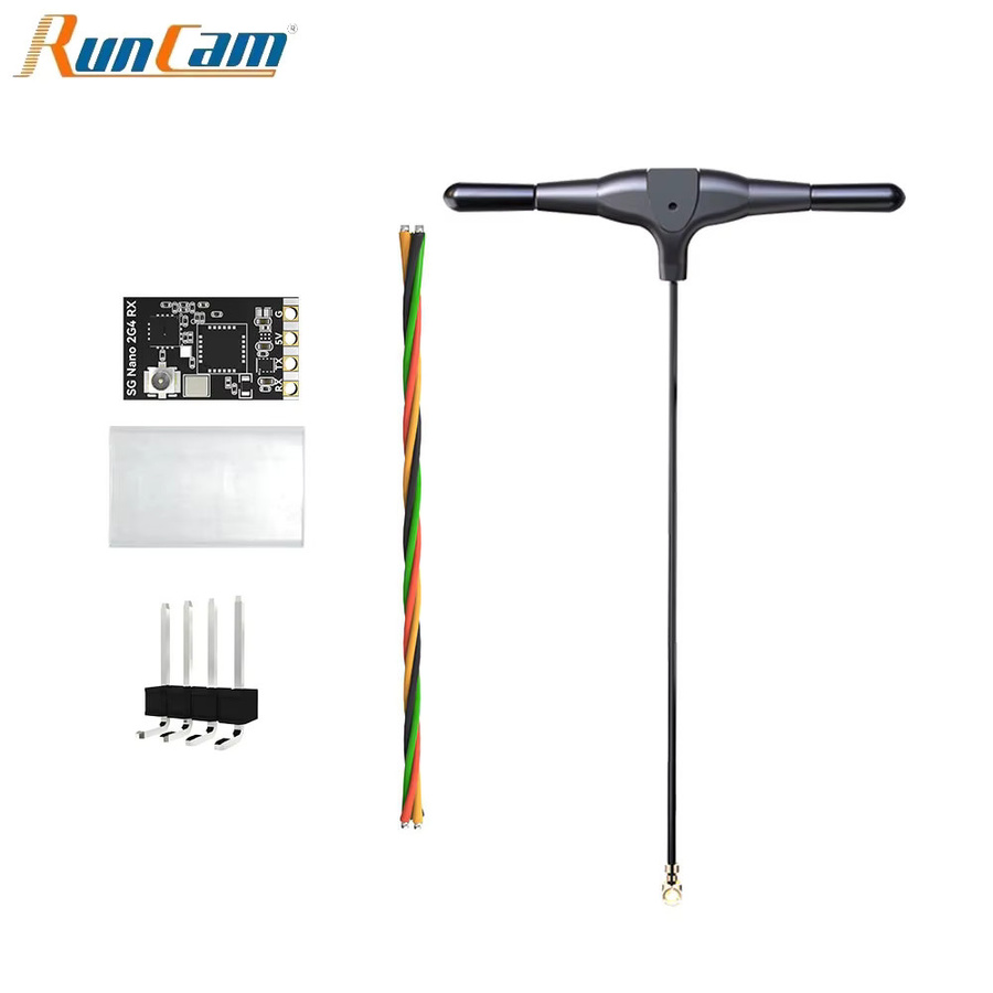 RunCam SkyGuy Nano/Max 2,4GHz ExpressLRS ELRS Empfänger in Schwarz - Bild 1