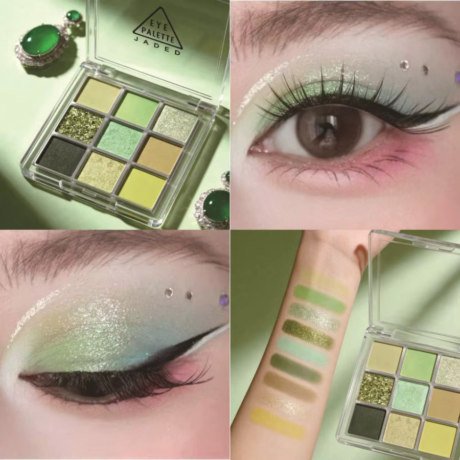 Lidschatten-Palette Forest Shadow, 9 Farben, matt, schimmernd, Puder - Bild 3