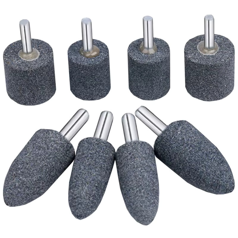 AXE SHAN 4-teiliges Korund-Schleifscheiben-Set in Braun und Grau, 6 mm Durchmesser, 1/4 Zoll Schaft, Schleifköpfe für Metall und Holz zur Rostentfernung und zum Polieren - Bild 7