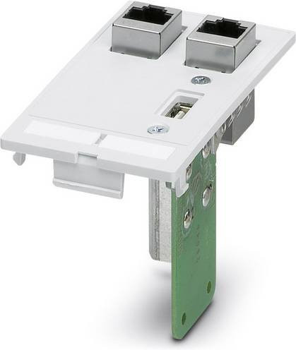 Phoenix Contact SI-FP-2R1A-U1A Datenfrontplatte mit USB-C in Weiß - Bild 1