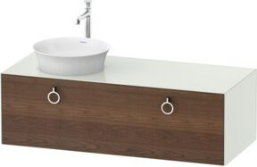 Duravit Waschtischunterschrank White Tulip in White, B/T/H: 130 x 55 x 40,8 cm - Bild 1