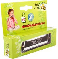 Boogie Bee Mundharmonika aus Metall, Breite: 10,5 cm - Bild 1