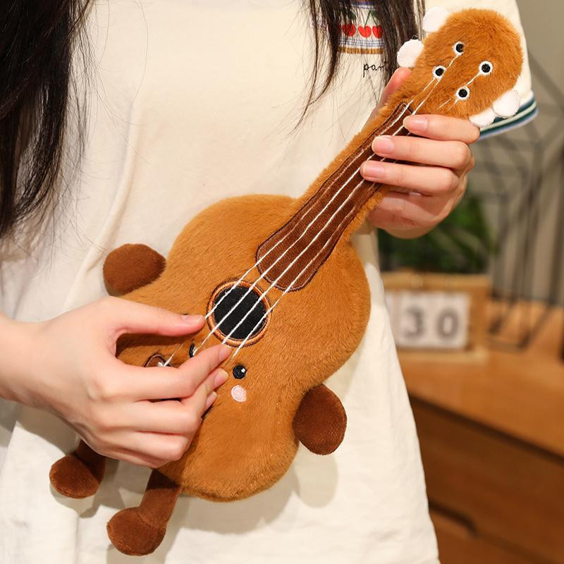 GDzaccly Plüschtier Musikinstrument Braun - Bild 1