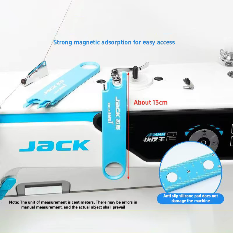 Jack Original multifunktionales Anti-Pick-Draht-Einfädelgerät mit magnetischer Absorption und Nano-Einfädelskala in Blau - Bild 3
