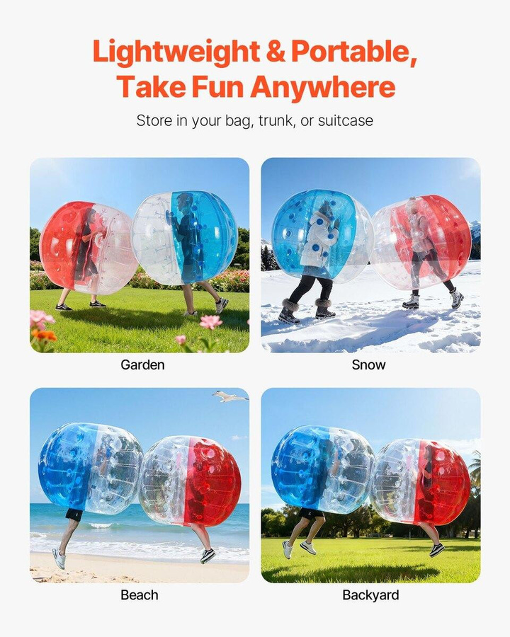 Buying Solutions MB Bumper Balls Sumo Zorb Bälle 2er-Pack PVC Bunt / Mehrfarbig - Bild 2