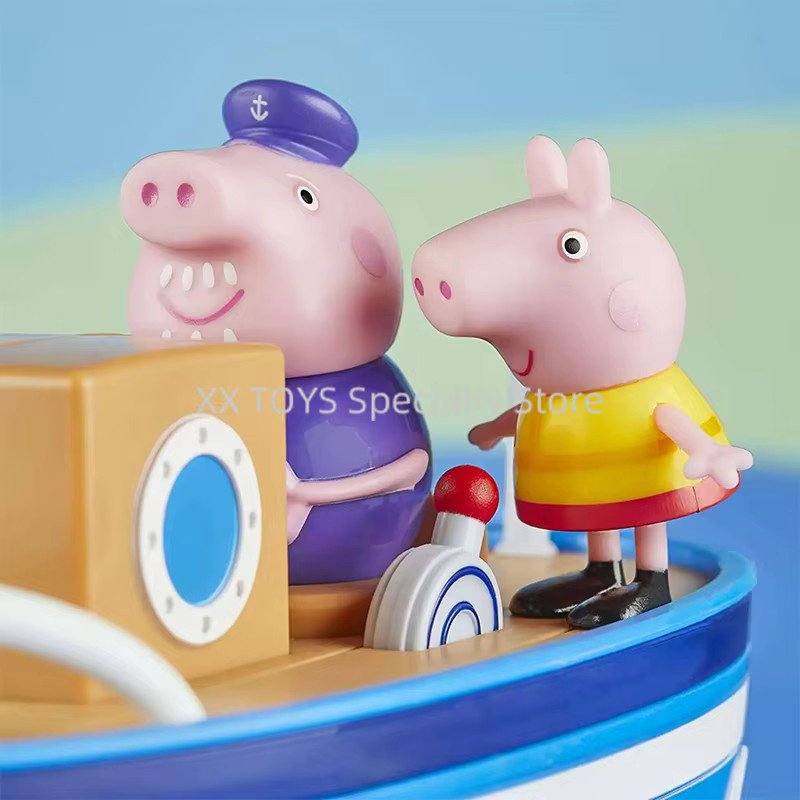 Hasbro Peppa Pig Peppa’s Adventures Opa Pig’s Cabin Bootfahrzeug, 1-teiliges Set - Bild 3