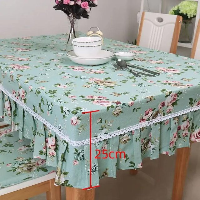 Super Six Tischdecke mit Blumenmuster in Grau, rechteckig, B/T/H: 120 x 60 x 25 cm - Bild 1
