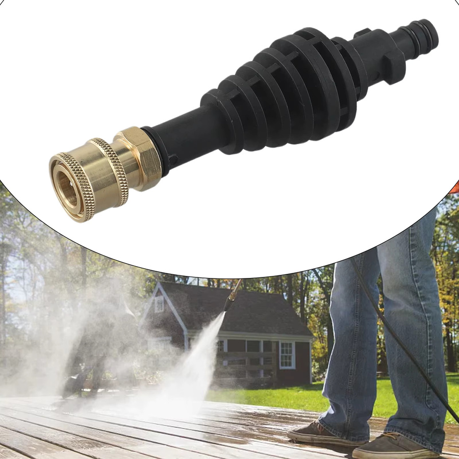 WORX WA4013 Verlängerungsstangenadapter Kurze Lanze für Hydroshot Hochdruckreiniger in Schwarz - Bild 3