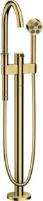 Hansgrohe Axor One Wannen-Einhebelmischer bodenstehend in Gold Optik mit 220 mm Auslauf - Bild 1