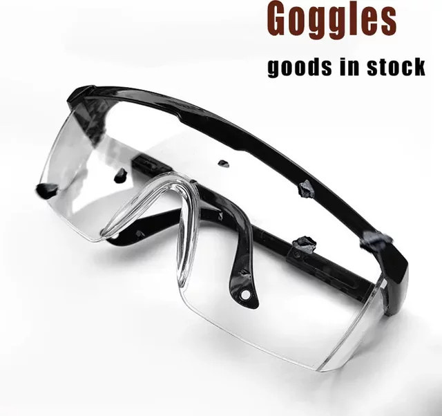 MDOD Arbeitssicherheits-Schutzbrille transparent schlagfest wind- und staubdicht - Bild 1