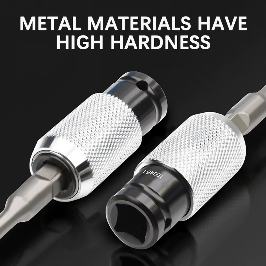 Stookits Bohrhammer-Adapter Set mit Schlagbohrer-Bits in Silber zur Konvertierung von Elektro-Bohrschraubern und Elektro-Hammern - Bild 4