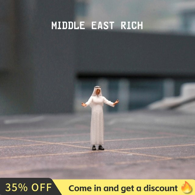 Kicarmod Öl Tycoon Modell Figur, Einzelfigur, Maßstab 1:64, Metall, Weiß - Bild 1