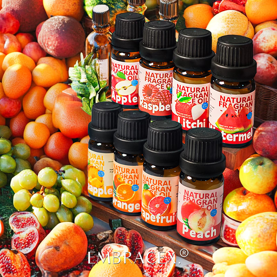 Embracex Frucht-Ätherische Öle, 28 Sorten, für Diffusor und Kerzenherstellung - Bild 2