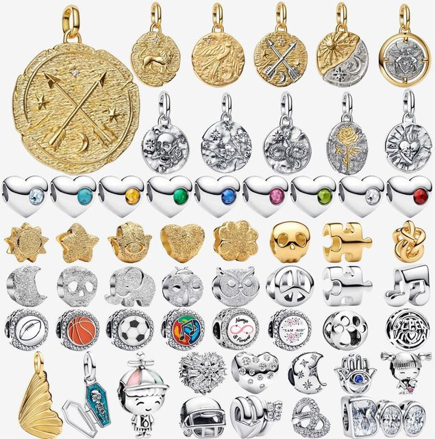 Potdemiel Anhänger, 925 Silber, Herz-Talisman, Unisex - Bild 1