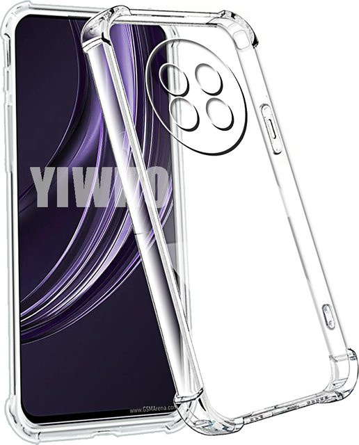 Stoßfeste Airbag Handyhülle in Transparent für Oppo Realme 13 Pro 12 11 10 9 8 7 6 Pro Plus 10i 4G 5G aus weichem TPU - Bild 1