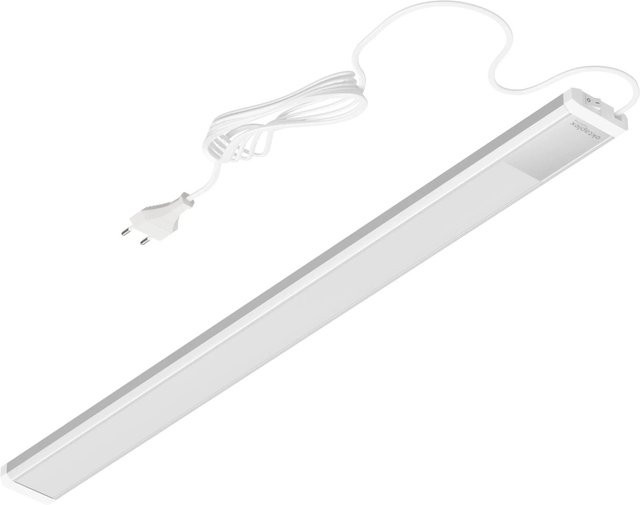 Oktaplex LED Unterbauleuchte aus Aluminium in Silber und Weiß, Neutralweiß 4000K, 800 lm, Breite: 57,5 cm - Bild 1