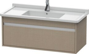 Duravit Waschtischunterschrank Ketho, Farbe Leinen, 1 Auszug, wandhängend, B/T/H: 100 x 45,5 x 41 cm - Bild 1