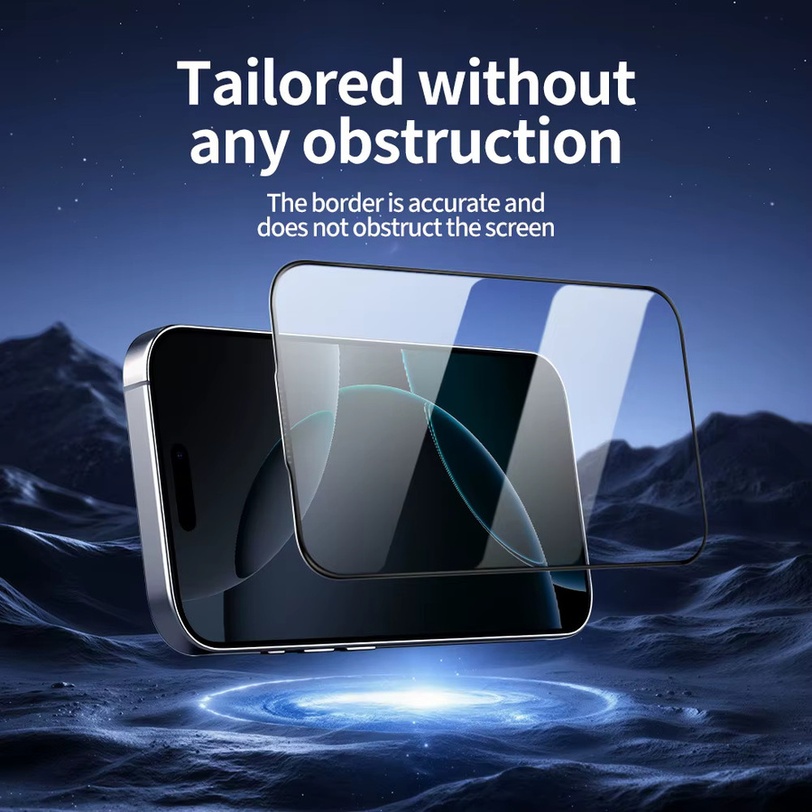 DO AS YOU WISH Panzerglas Display Schutz für iPhone 17 Pro Max 17 Air 16 15 14 13 12 Pro Max Plus Mini transparent - Bild 3