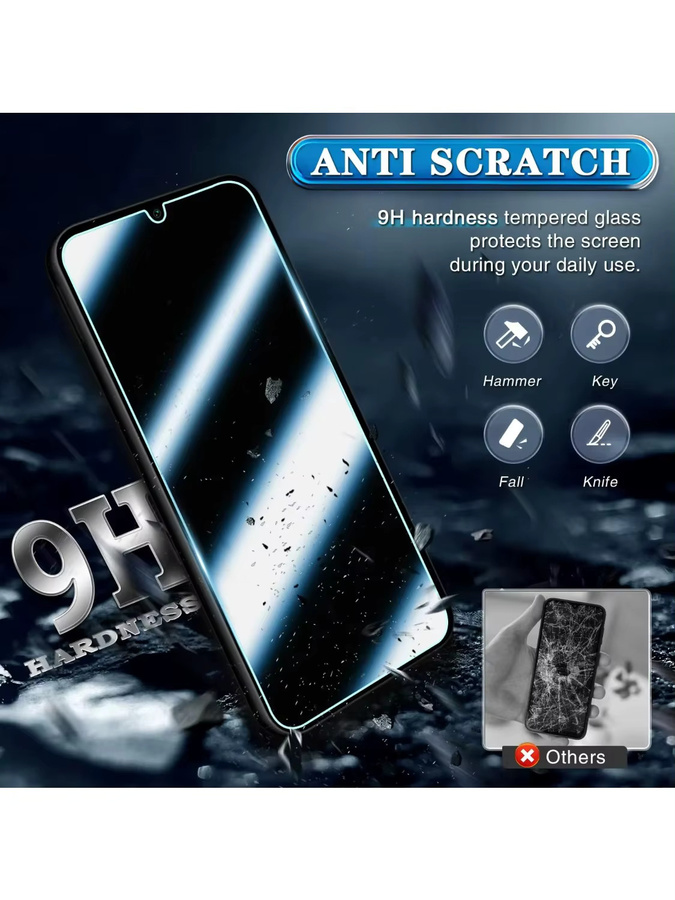 5 Stück Ultra HD Displayschutzfolie aus gehärtetem Glas für Samsung Galaxy A55 A56 A53 A35 A25 A15 A06 A36 A26 A05 A54 A52 A73 in Transparent - Bild 7