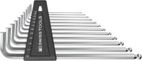 PB Swiss Tools 6-kant-Winkelschraubendreher-Satz zöllig in Silber, 12 Stück - Bild 1