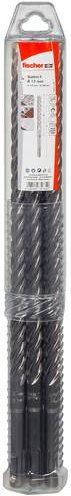 Fischer Hammerbohrer Quattric II SDS-Plus mit Carbide-Spitze in Silber, Durchmesser: 6 mm, Gesamtlänge: 26,5 cm - Bild 1