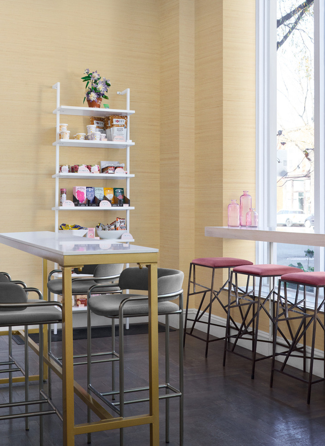 Thibaut Tapete Montgomery Weave in Beige, minimalistisches Textil-Design aus Vlies - Bild 1