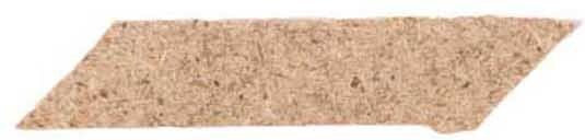 Rico Design MDF Bindestrich in Braun - Bild 1
