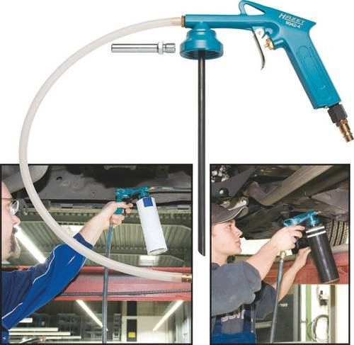 Hazet 9042-4 Druckluft-Spritzpistole in Blau mit 6,3 mm Düse und 6,3 bar Betriebsdruck - Bild 1