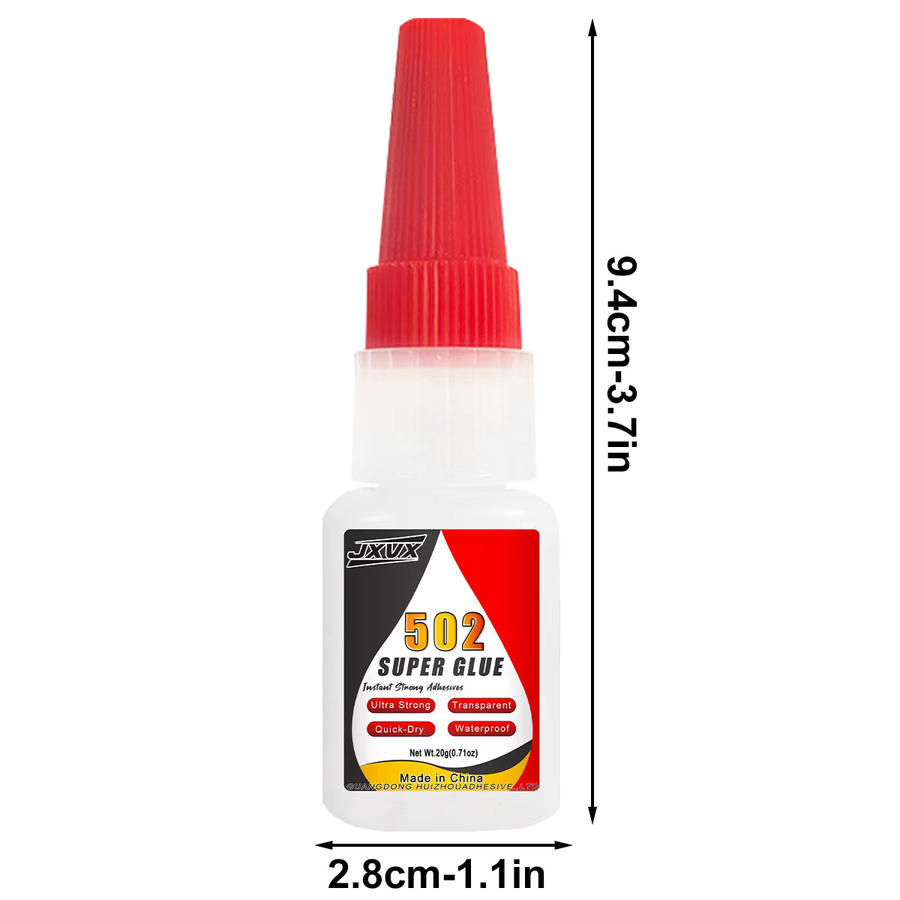 YZAN 502 Super Strong Cyanacrylat-Kleber Set, 7 x 20 g Flüssigkleber für Hartkunststoffe, Keramik, Leder und Metall - Bild 6
