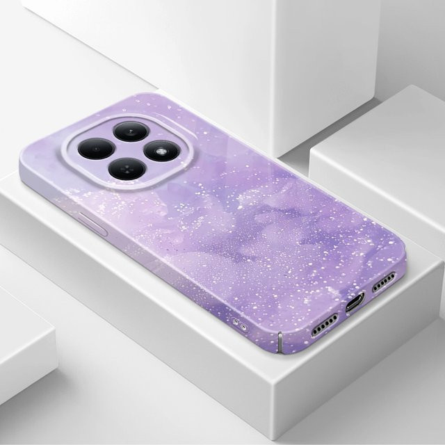 Lila Melodie Stern Handyhülle für Xiaomi Redmi Note 15 14 13 12 11 Pro Plus 12S 11S 14C 13C 4G 5G Hartschale - Bild 1