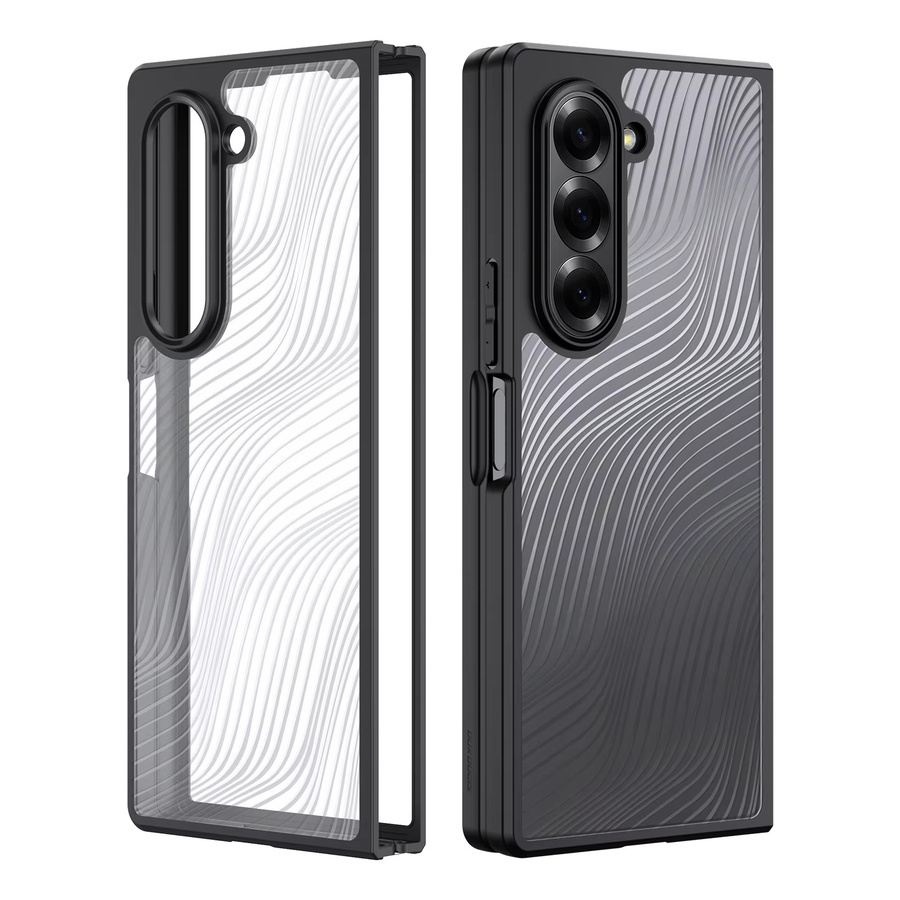 DUX DUCIS Kristallklare Schutzhülle mit magnetischen fließenden Linien für Samsung Z Flip6, Z Fold6 5G, Z Fold SE und Z Fold5 in Transparent oder Schwarz - Bild 2