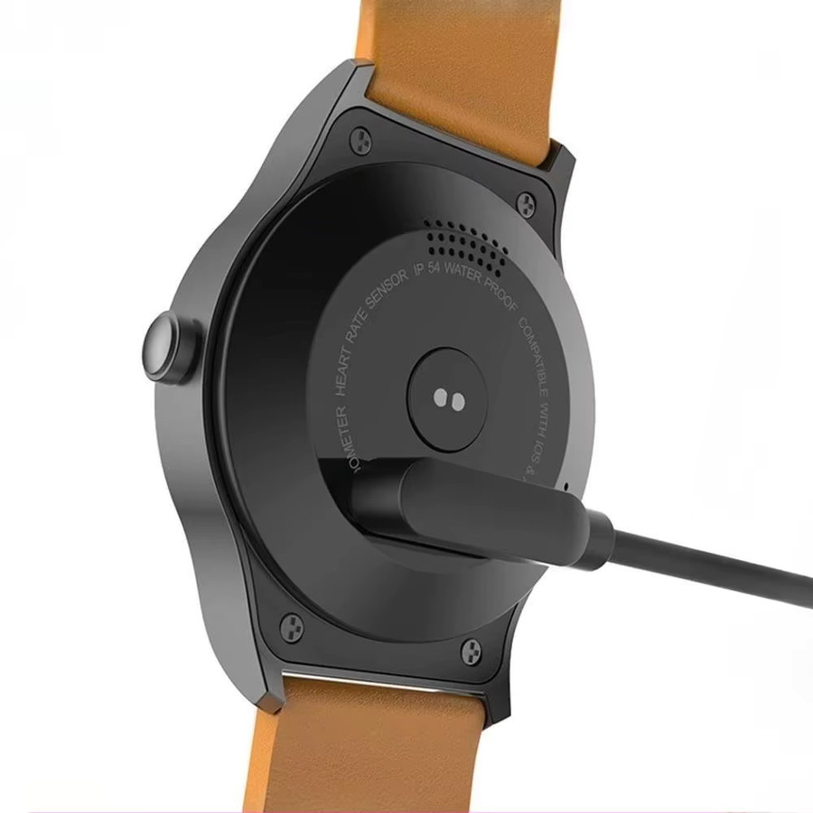 Magnetisches Smartwatch-Ladekabel in Schwarz, kompatibel mit GS10, FA58, Y68, MW08, GT1, GT2, GT3, HW11, A36, I5, S18, Q12, W40 und ZM08, TF13 - Bild 3