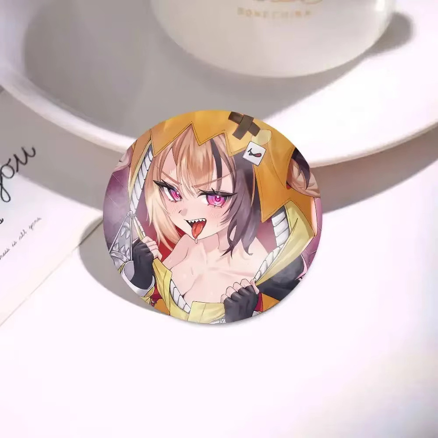 KAYOU Brosche, Anime Hololive, Runde Blech Münze - Bild 5