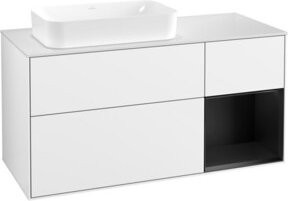 V&B Waschtischunterschrank Finion in Weiß lackiert, B/T: 120 x 60 cm - Bild 1