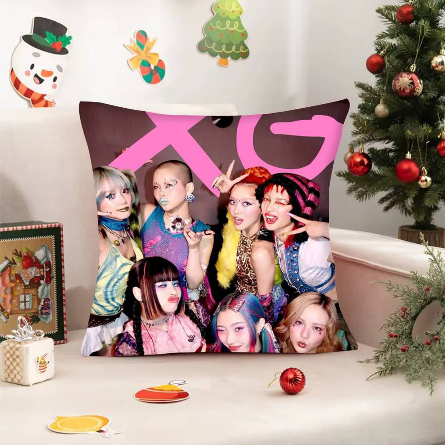 Kpop X-Xg DNA Kissenbezug Multicolor für Sofa und Schlafzimmer B/B: 40 x 40 cm - Bild 4