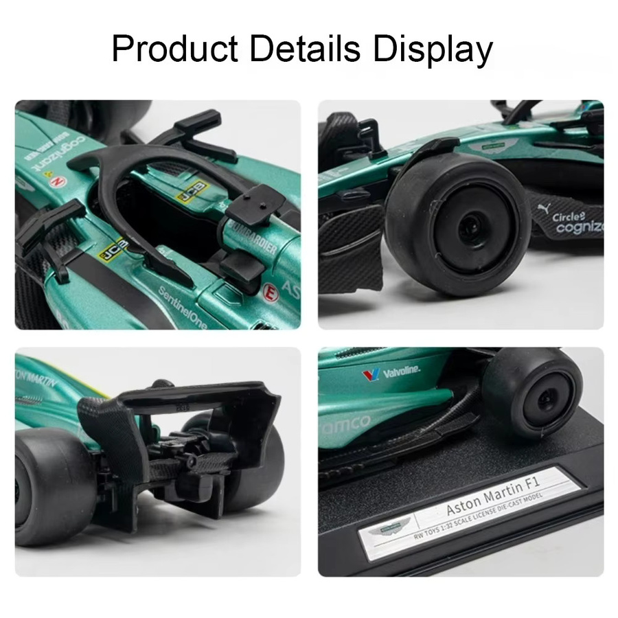 MAKEDA F1 Modellauto Spielzeugrennwagen, 1:32, Metall, Gummi - Bild 6