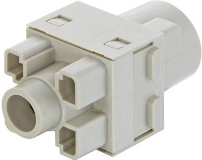 Harting Han Crimp Modul Buchse 09140013104 in Weiß aus Kunststoff - Bild 1