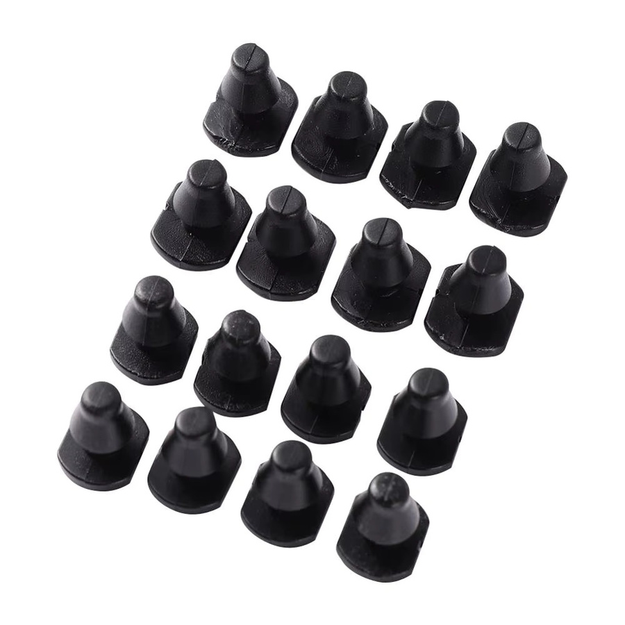 50 Stück Adhere To Fly Gartenschlauch Stecker für 4/7 mm Tropfbewässerungssysteme in Schwarz - Bild 3