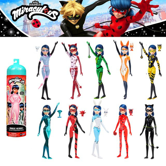 Playmates Miraculous Ladybug Marinette Überraschungs-Blindbox, Anime-Figur - Bild 1